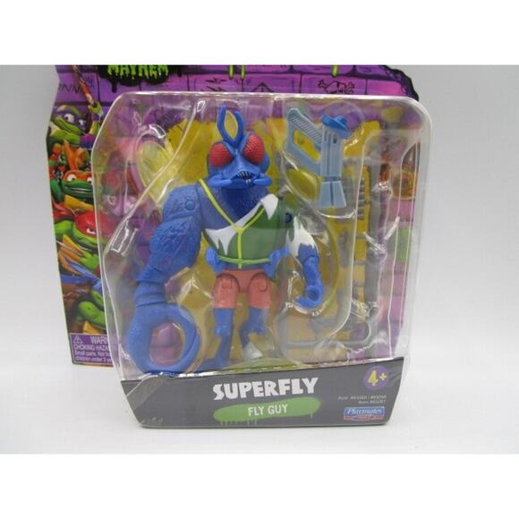 Playmates Teenage Mutant Ninja Turtles Mutant Mayhem Superfly Action Figure TMNT - Picture 2 of 3